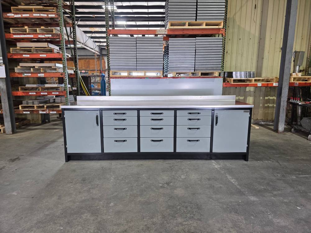 WorkPro Heavy-Duty Workbench 10ft - In Stock Now