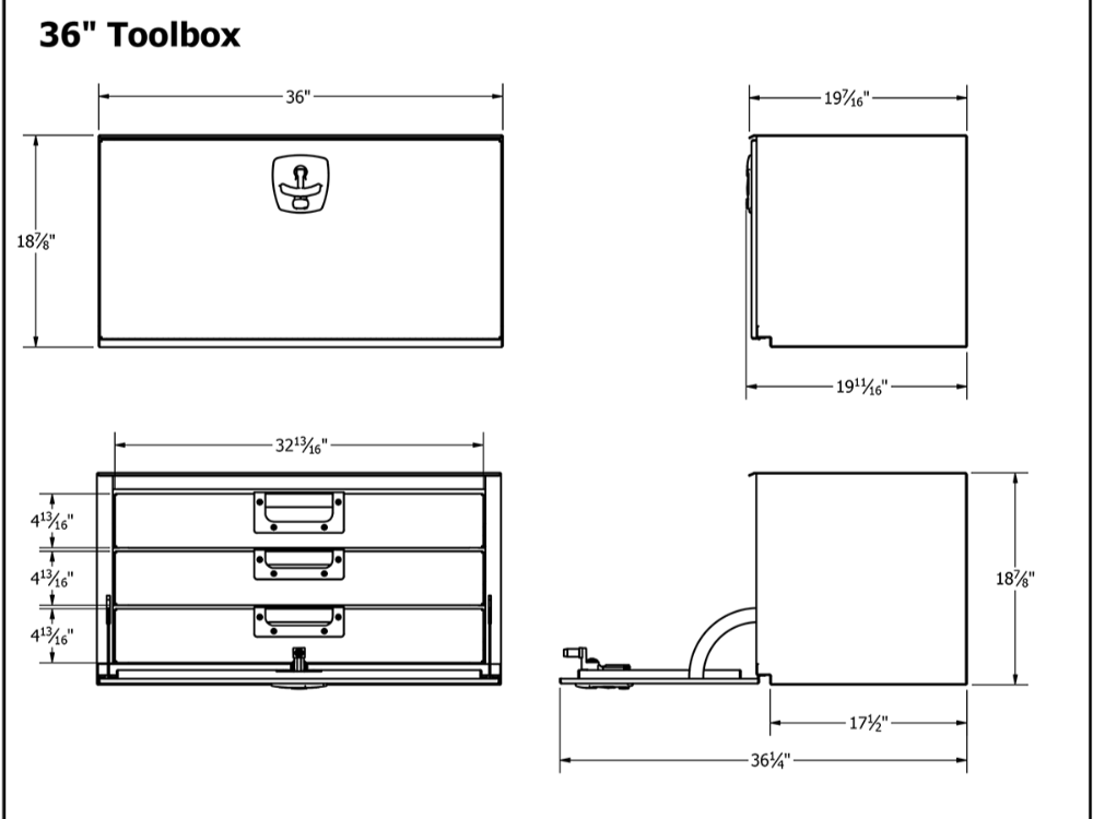 toolbox 36 specs