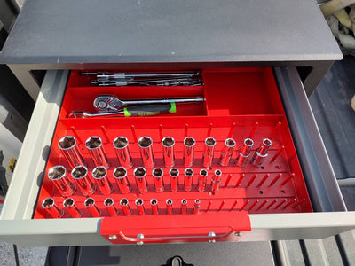 truck toolbox socket organizer